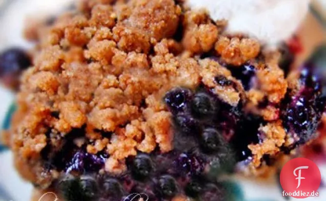Einfaches glutenfreies Blueberry Crisp Rezept
