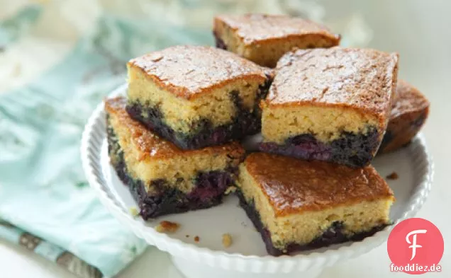 Zitronen-Blaubeerkuchen