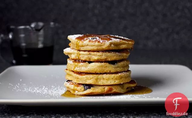 Blueberry Joghurt Mehrkorn Pfannkuchen