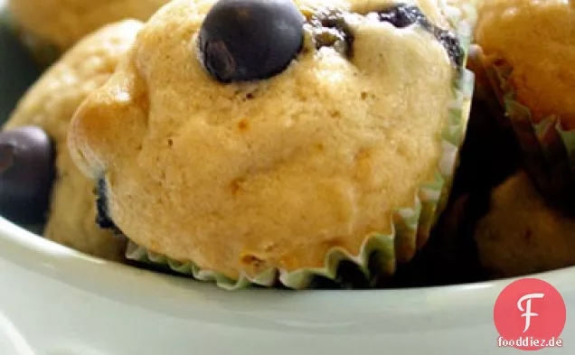 Mini Blueberry Zitrone Muffins