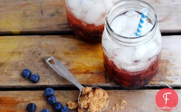 Blueberry Rum Smash