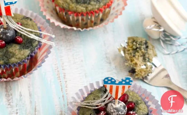 Glutenfreie Heidelbeer-Zitronen-Muffins