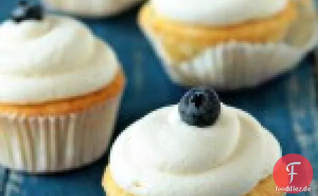 Blueberry Cupcakes Mit Frischkäse Zuckerguss