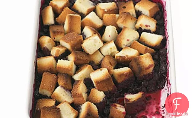 Blaubeer-Pfund-Kuchen-Knusprig
