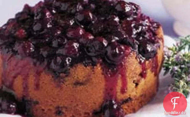 Blueberry Upside-down-Kuchen