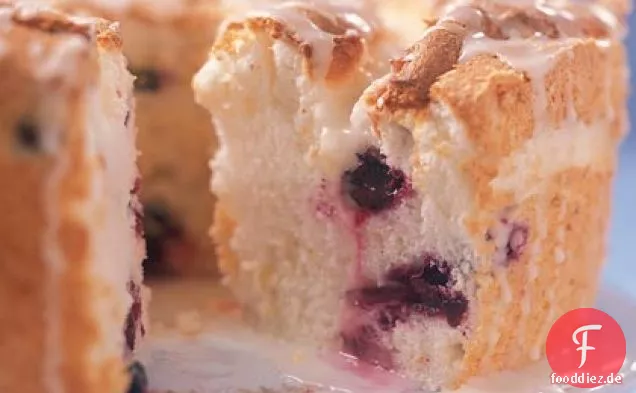 Blueberry Angel Food Kuchen