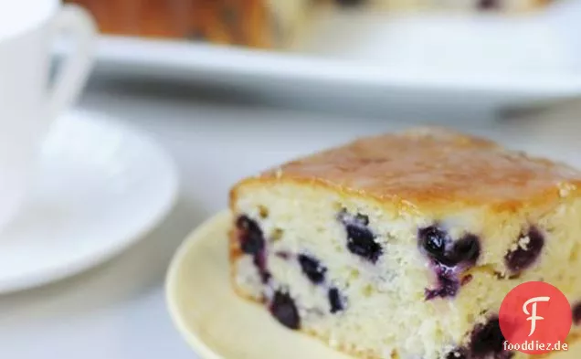 Wirklich zitronig und Blaubeer-Joghurt-Kuchen