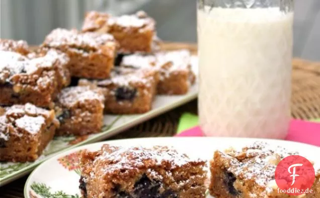 Heidelbeere Weiße Schokolade Blondies