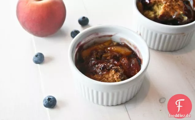 Blueberry Pfirsich Cobbler