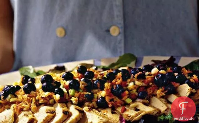 Hähnchen-Blaubeersalat