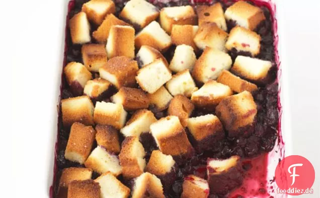 Blaubeer-Pfund-Kuchen-Knusprig