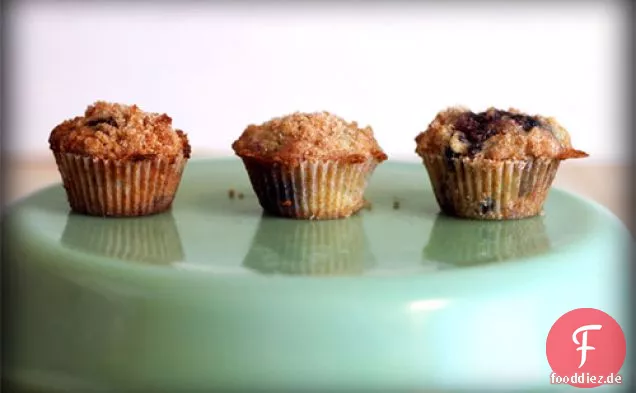 Blueberry Muffins mit Zimt knusprig Topping