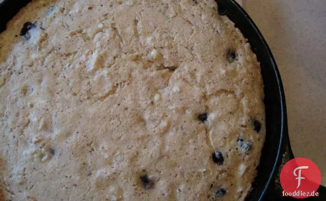 Mais-Speck-Heidelbeer-Kuchen Pfanne