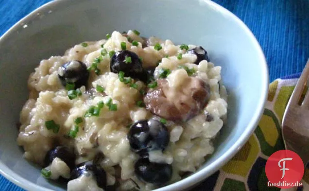 Risotto Del Bosco (Risotto Des Waldes mit Heidelbeeren & Brei