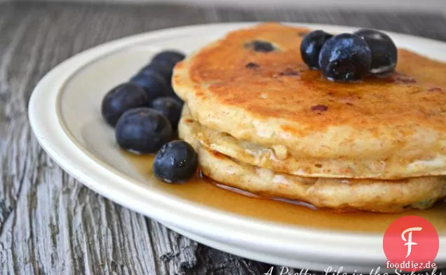 Heidelbeer-Quinoa-Pfannkuchen