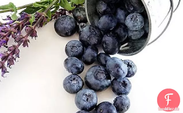 Blaubeeren und Sahne Muffins