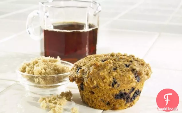Gesundes Wild Blueberry Bran Muffins