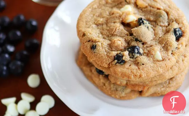 Zimt Blueberry Biscoff Frühstück Cookies