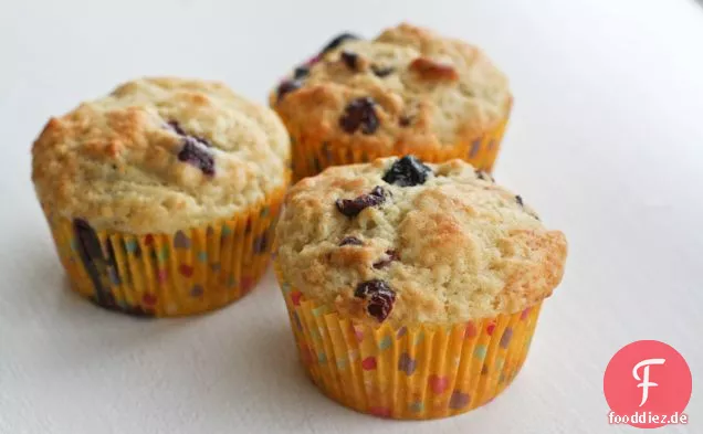 Heidelbeer-Cranberry-Buttermilch-Muffins