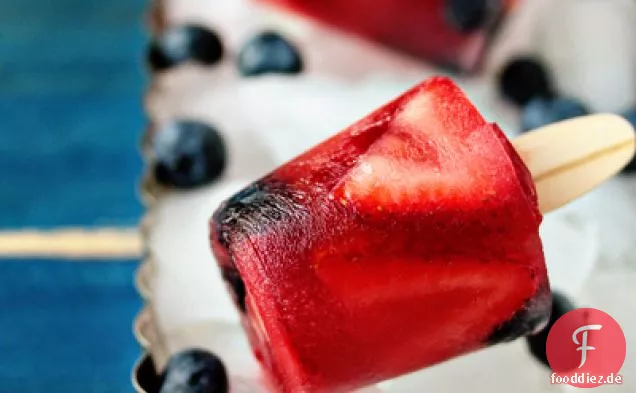 Berry-Kalk-Eis am Stiel