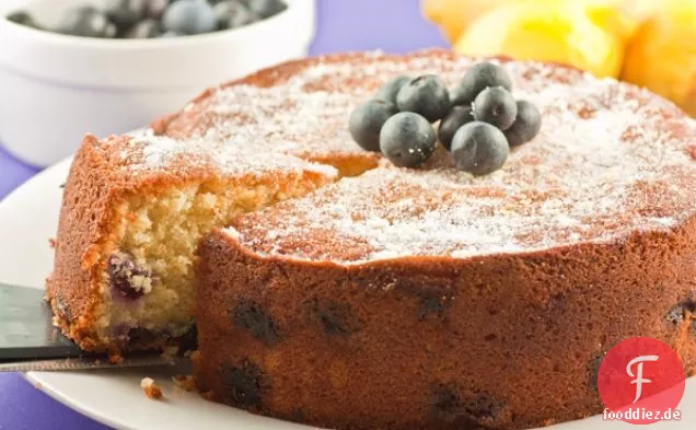 Blueberry & Zitrone Tee Kuchen