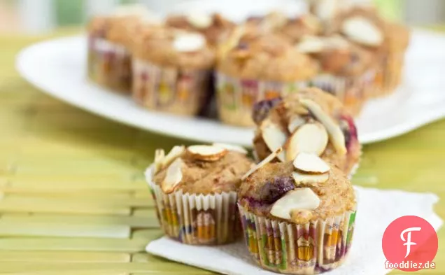 Blueberry Mandel Frühstück Bites