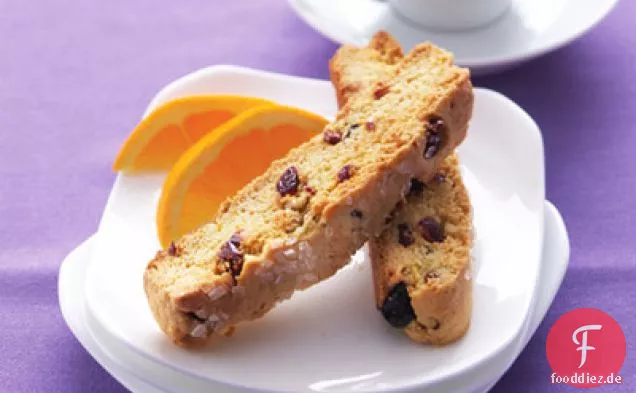 Cranberry-Orange Und Heidelbeer-Biscotti