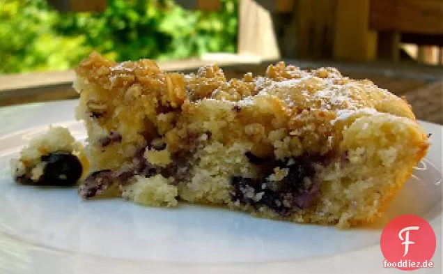 Blueberry Zitrone Kaffee Kuchen Muffins