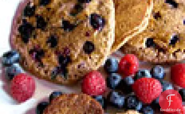 Mobys vegane Blaubeerpfannkuchen