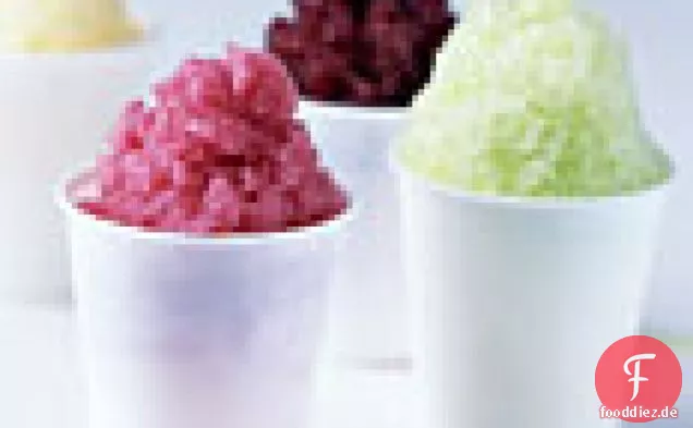 Heidelbeere Ingwer Granita