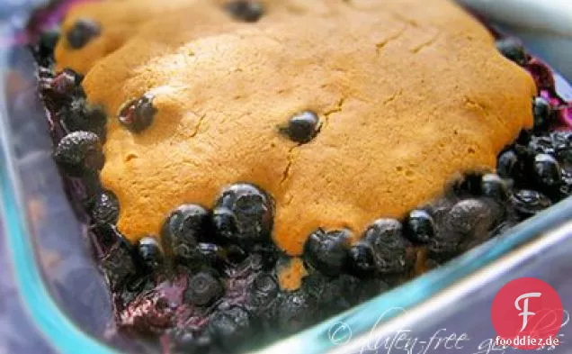 Veganer Blueberry Cobbler