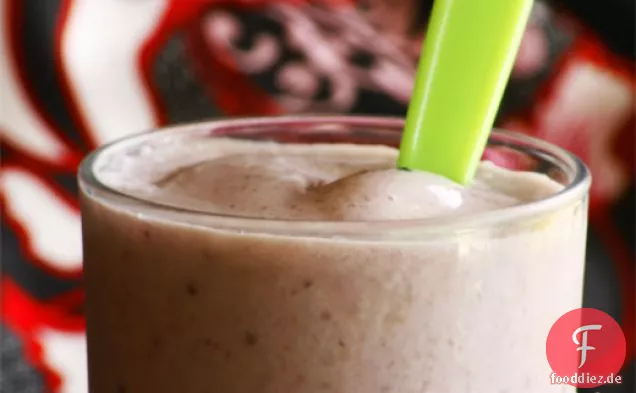 Heidelbeer-Ahorn-Haferflocken-Smoothie