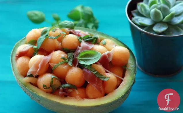 Melonen-Schinken-Salat