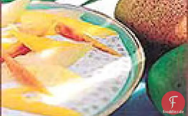 Tapioka und Fruchtpudding