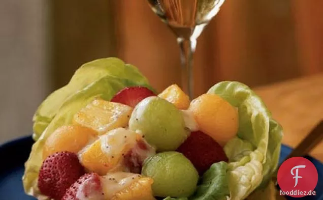 Mohn-Obstsalat