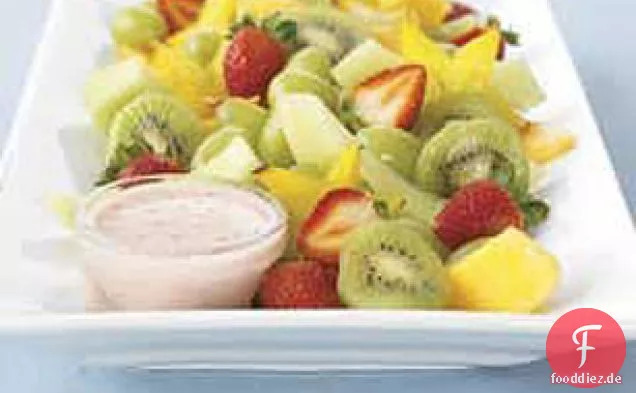 Mohnsamen-Obstsalat