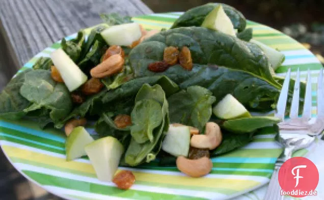 Spinat-Apfel-Salat