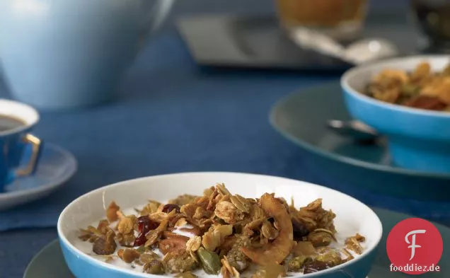 Obst-und-Nuss-verpacktes Müsli