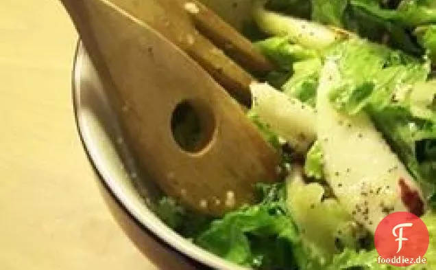 Winterobstsalat mit Zitronen-Mohn-Dressing
