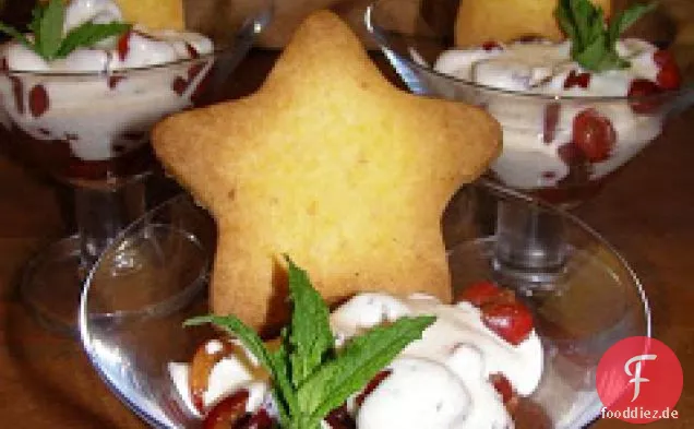 Kirschen Mit Mascarpone-Creme