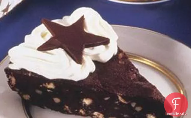 Große Amerikanische Brownie-Kirsch-Kuchen