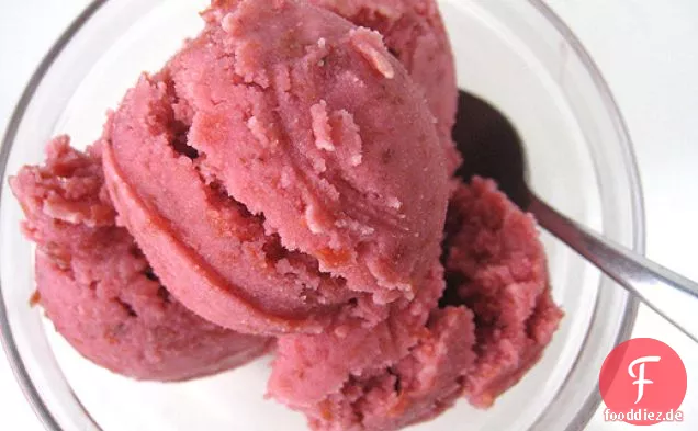 Kirsche gefrorener Joghurt