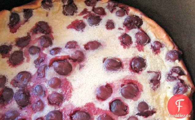 Kirsche Clafouti Mit Kirsche Balsamico Glasur