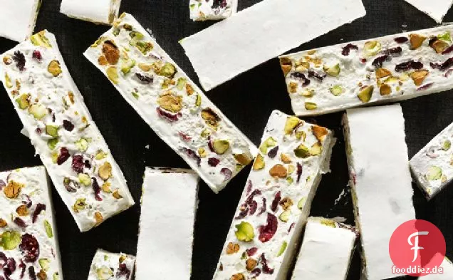 Kirsch-Pistazien-Nougat -