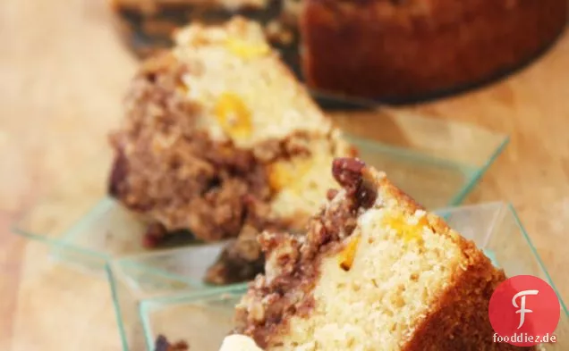 Der 10-minütige gemahlene Kirschkaffeekuchen