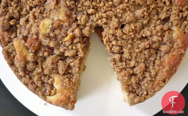 Zitronen-Kirsch-Krümel-Kuchen