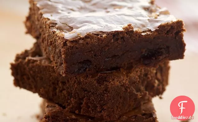 Dunkle Schokolade-Sauerkirsch-Brownies