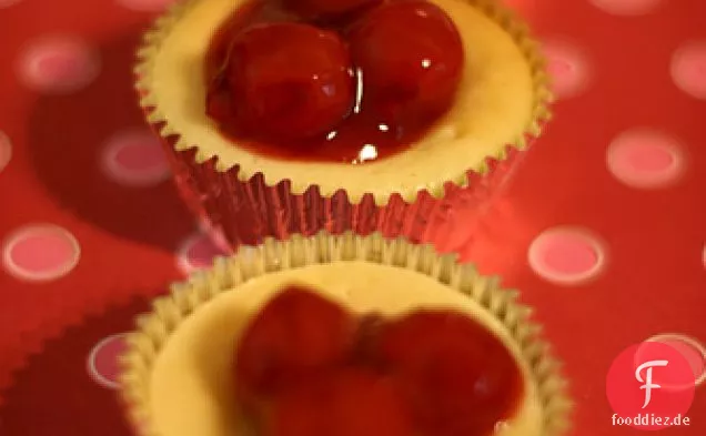 Super Einfach Mini Kirsche Käsekuchen