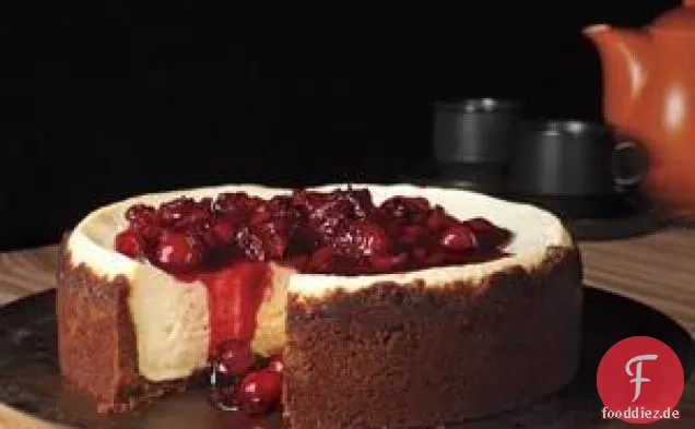 Gingersnap Kirsche Käsekuchen
