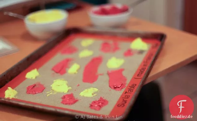 Sweet-Cherry-Mousse Mit Band Schwamm Und Schokoladen-Ganache